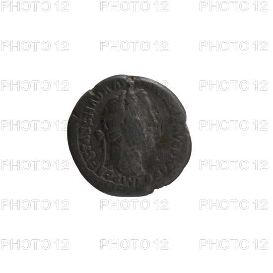 Denarius of Antoninus Pius (86–161; Roman emperor 138–161). Obverse: head of the emperor in a laurel wreath to right, legend IMP CAES T AEL HADR A NINVS AVG PIVS PP. Reverse: Pax standing left, holding a branch in his right hand and a long scepter in his left, legend TR P O T XIIII - COS IIII; episode PAX, dated 150–151. Roman Empire (27 BC–476), Rome. Coin: diameter 17.0–17.5 mm, weight 2.72 g, axis 180°.