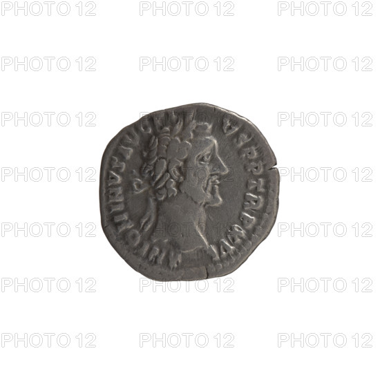 Denarius, Antoninus Pius (86–161; Roman emperor 138–161), issuer: Antoninus Pius; iconography: Roman deities. Obverse: Head of Antoninus Pius in a laurel wreath facing right, inscription ANTONINVS AVG PI - VS PP TR P XVI. Reverse: Vesta veiled standing left, holding a ladle (simpulum) in her right hand and a palladium in her left, inscription COS - IIII. Date: 152–153. Culture/place: Roman Empire, Rome. Object type: coin. Dimensions: diameter 17.0–18.0 mm, weight 3.20 g, axis 180°.
