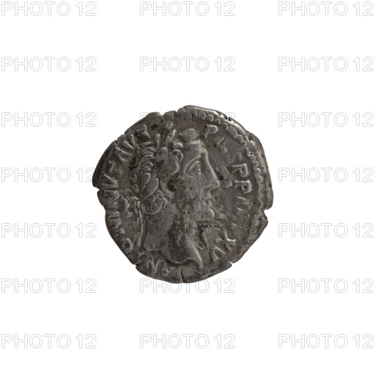 Denarius, Antoninus Pius (86–161; Roman emperor 138–161), issuer; obverse: head of Antoninus Pius in a laurel wreath facing right, inscription 'ANTONINVS AVG - P, S PP, XV'; reverse: Vesta standing left, holding a ladle (simpulum) in her right hand and a palladium in her left, inscription 'C OS - IIII'; date ca. 151–152; Roman Empire (27 BC–476), Rome; coin; diameter 17.0–18.0 mm; weight 3.10 g; axis 180 degrees.
