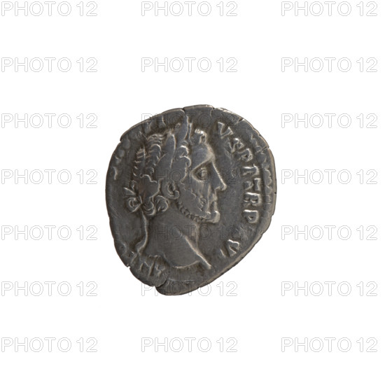 Denarius of Antoninus Pius (r. 138–161). Obverse: Head of Antoninus Pius in a laurel wreath facing right, legend ANTO PI — VS PP TR P, VI. Reverse: Vesta in a veil standing left, holding a ladle (simpulum) in her right hand and a palladium in her left, legend COS — IIII. Date: 152–153. Roman Empire, Rome. Coin; diameter 16.5–18.0 mm, weight 2.75 g, axis 180°.