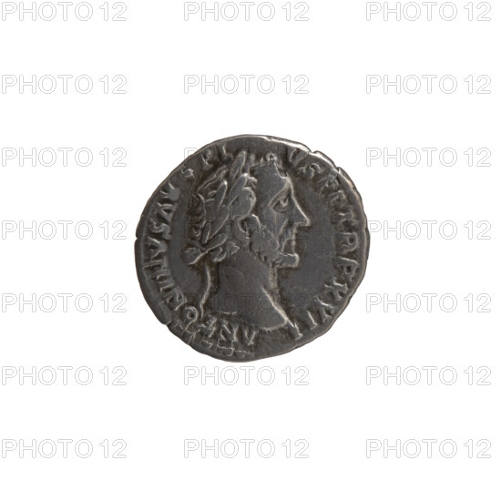 Denarius of Antoninus Pius (86–161; Roman emperor 138–161), c. 153–154. Obverse: head of Antoninus Pius in a laurel wreath facing right, inscription ANTONINVS AVG PI - VS PP TR P XVII. Reverse: emperor in a toga standing left, holding an abacus in his right hand and a scroll in his left, inscription LIBERALIT - AS - VII COS IIII. Roman Empire (27 BC–476), Rome. Coin; diameter 17.5 mm, weight 3.35 g, axis 180°.