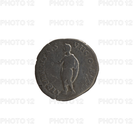 Denarius of Antoninus Pius (86–161; Roman emperor 138–161). Obverse: Head of Antoninus Pius in laurel wreath facing right; inscription ANTONINVS AVG PIVS PP TR P XVII. Reverse: Emperor in toga standing left, holding an abacus in his right hand and a scroll in his left; inscription LIBERALITAS VII COS IIII. Date: 153–154. Roman Empire, Rome. Coin; diameter 17.0–18.5 mm, weight 2.77 g, axis 0°.
