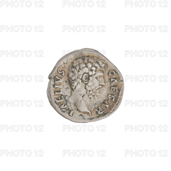 Denarius of Aelius (101–138; successor of Hadrian 136–138), c. 137 CE. Obverse: head of Aelius facing right; rim inscription LAELIVSCAESAR. Reverse: Felicitas (personification) standing left, wearing a long robe, holding a caduceus in her right hand and a cornucopia in her left; rim inscription TRPOTCOSII. Rome, Roman Empire (27 BCE–476 CE). Silver coin, weight 3.25 g.