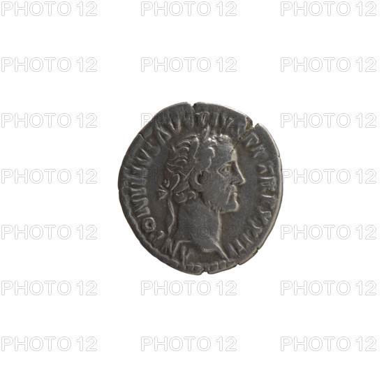 Denarius, Antoninus Pius (86–161; Roman emperor 138–161), issuer. Obverse: head of the emperor in a laurel wreath facing right; legend ANTONINVS AVG PIVS PP TRP XXIII. Reverse: Felicitas standing left, holding a caduceus in his right hand and leaning his left against a column; legend FELIC SAEC • COS IIII. Date: 159–160. Roman Empire, Rome. Coin; diameter 16.5 mm, weight 3.35 g, axis 180°.