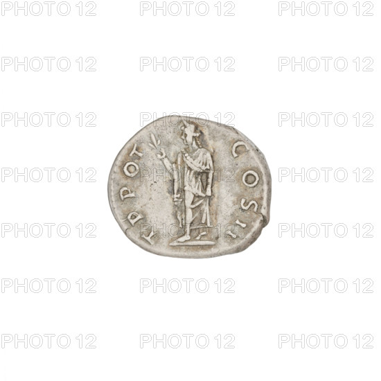 Denarius of Aelius (101–138; successor of Hadrian 136–138). Obverse: head of Aelius facing right; rim inscription LAELIVSCAESAR. Reverse: Spes (personification) walking left, wearing a long robe, holding a flower in her right hand and supporting her robe with her left; rim inscription TRPOTCOSII. Date: 137. Place: Rome, Roman Empire. Medium: silver coin. Weight: 3.50 g.
