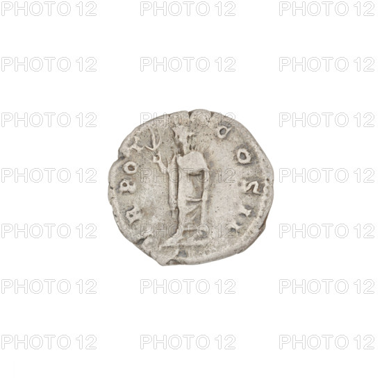 Denarius, Aelius (101–138; successor of Hadrian 136–138). Obv.: head of Aelius facing right; rim inscription 'LAELIVSCAESAR.' Rev.: Spes (personification) walking left, wearing a long robe, holding a flower in her right hand and supporting her robe with her left hand; rim inscription 'TRPOTCOSII.' Date: 137. Mint: Rome, Roman Empire. Coin; weight 2.90 g.