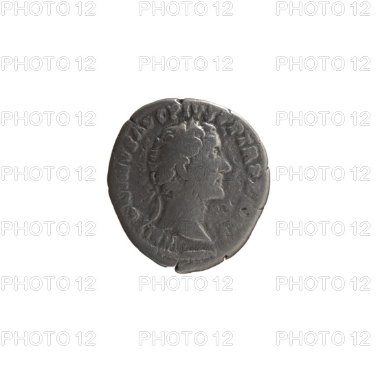 Denarius, Antoninus Pius (86–161; Roman emperor 138–161) — obverse: head of the emperor in a laurel wreath facing right, legend 'ANTONINVS AVG PIVS PP TRP XX' all around; reverse: Felicitas (personification) standing left, holding a globe in her right hand and a cornucopia in her left, legend 'FELICITAS AVG COS IIII' all around. Date: 159–160. Culture/place: Roman Empire, Rome. Object type/material: coin. Measurements: diameter 16.5–18.0 mm, weight 2.93 g, axis 180 degrees.