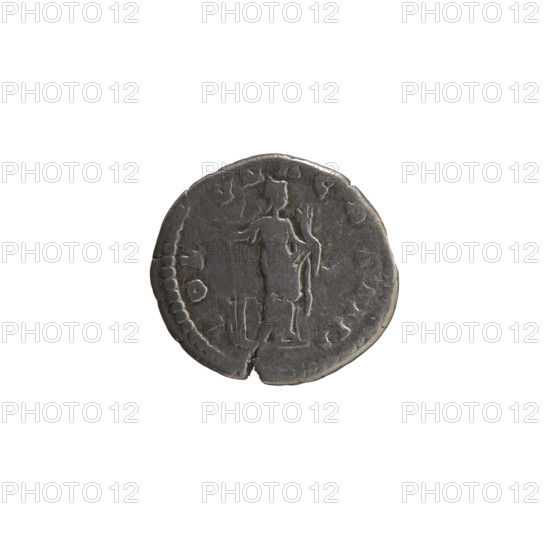 Denarius, Antoninus Pius (86–161; Roman emperor 138–161), issuer: Antoninus Pius. Obverse: head of the emperor in a laurel wreath facing right, legend 'ANTONINVS AV PIVS PP TRP III'. Reverse: Fortuna standing right, holding a rudder in her right hand and a cornucopia in her left, legend 'FORTVNA COS IIII'. Date: 159–160. Culture/place: Roman Empire, Rome. Medium/function: coin. Dimensions: diameter 16.0–17.0 mm, weight 2.80 g, axis 180°.