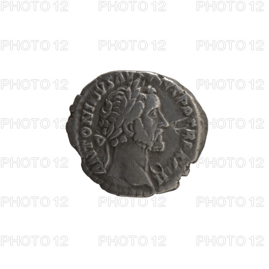 Denarius, Antoninus Pius (86–161; Roman emperor 138–161). Obverse: Head of Antoninus Pius in a laurel wreath facing right, legend ANTONINVS AV...VS PP, RP XXII around. Reverse: Pax standing left, holding a branch in his right hand and a long scepter in his left, legend PACI G—COS II around. Iconography: branches, scepters, personifications; maker/issuer: Antoninus Pius. Date: 159–160. Place: Rome, Roman Empire (27 BC–476). Medium: coin (denarius). Dimensions: diameter 16.5 mm; weight 3.20 g; axis 180°.