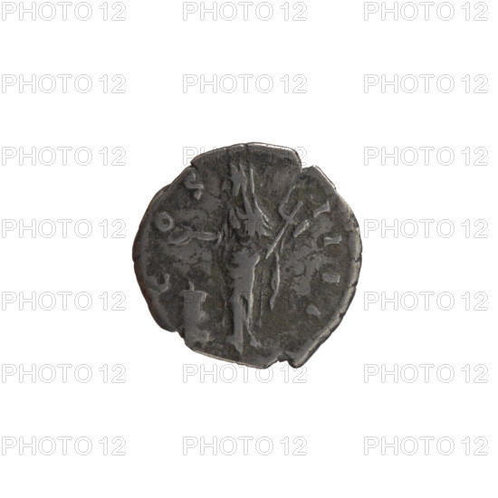Denarius of Antoninus Pius (86–161; Roman emperor 138–161). Obverse: Head of Antoninus Pius in a laurel wreath facing right, legend 'ANTONINVS AVG PI' (plus abbreviated titles). Reverse: Vesta veiled, standing left; in her right hand a patera held above an altar, in her left hand a palladium. Date: 154–155. Roman Empire, Rome. Coin; diameter 17.0 mm, weight 2.90 g, axis 0°.
