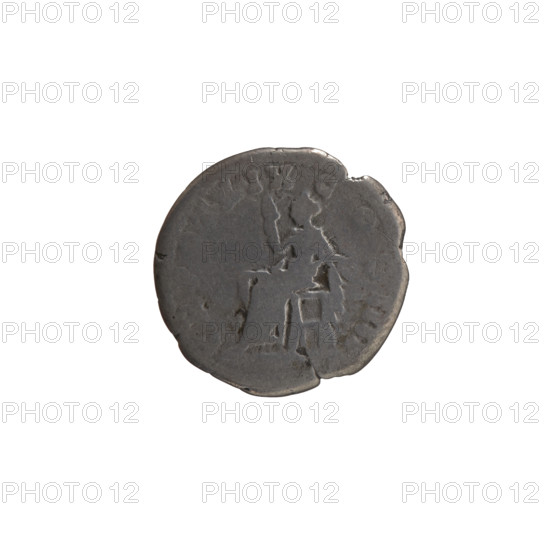 Denarius, Antoninus Pius (86–161; Roman emperor 138–161), issuer: Antoninus Pius. Obverse: head of the emperor in a laurel wreath to the right, inscription NTONINVS AVG - PIVS PP IMP II. Reverse: Ceres in a veil sitting to the left, holding a torch in her right hand and ears of corn in her left, inscription TR POT XIX - COS IIII. Date: 155–156. Place: Rome, Roman Empire (27 BC–476). Coin. Diameter: 17.0–17.5 mm. Weight: 3.05 g. Axis: 180 degrees.