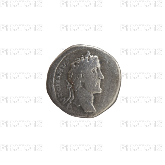 Denarius of Antoninus Pius (86–161; Roman emperor 138–161), issuer: Antoninus Pius. Obverse: Head of Antoninus Pius in a laurel wreath facing right, inscription ANTONINVS - AVG. Reverse: Personification of Italy sitting on a globe facing left, holding a cornucopia in her right hand and a scepter in her left, inscription TR PO, III and episode title ITALIA. Date: 140–144, Rome, Roman Empire. Coin; diameter 16.5 mm, weight 2.87 g, axis 210°.
