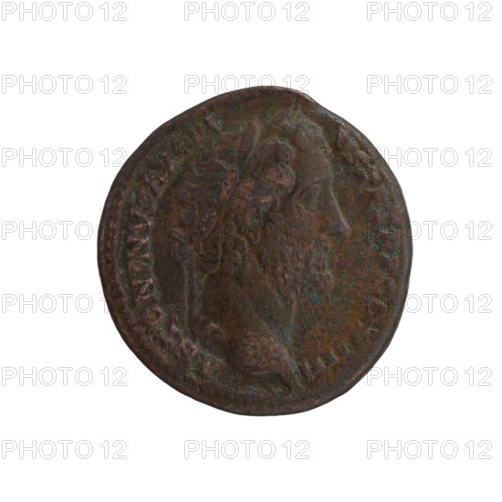 Antoninus Pius (86–161; Roman Emperor 138–161), issuer. Obverse: Head of the emperor in a laurel wreath facing right, legend ANTONINVS AVG PI – VS PP TR P COS IIII. Reverse: Securitas (personification) stands left, holds a long scepter in her right hand and rests her left hand on a column, legend SECVRITAS – PVBLICA with mint mark in control fields. Roman coin, struck 145–161 CE, struck in Rome. Diameter ~25–26 mm, weight 9.83 g, axis 180°.
