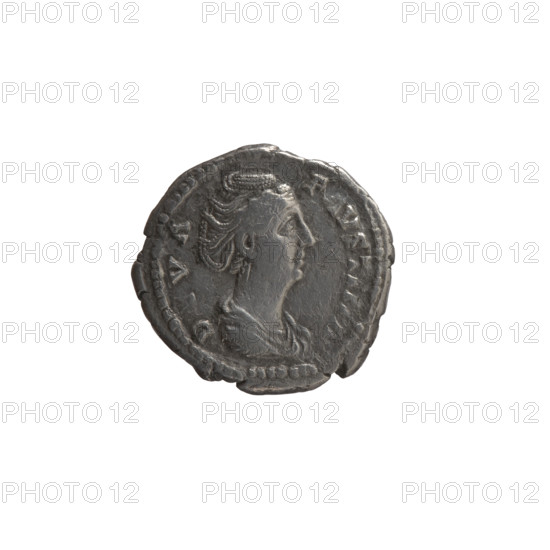 Denarius, posthumous issue for Faustina the Elder (98–141; Roman empress 138–141), issuer Antoninus Pius (86–161; Roman emperor 138–161). Obverse: bust of Faustina I draped, facing right, legend D·VA[FUSTINA?] (partial: VSTIN) around. Reverse: Ceres standing left, right hand raised, holding a long torch in left, legend A·VG·V·STA (circumferential). After 141 CE, Roman Empire (27 BC–476), Rome. Coin — diameter 17.5–18.5 mm, weight 2.70 g, axis 180°.
