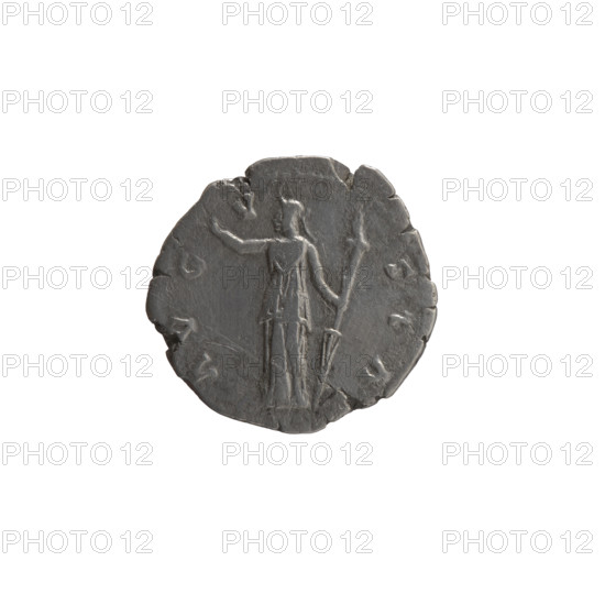 Denarius, posthumous issue for Faustina the Elder (98–141; Roman empress 138–141), issued under Antoninus Pius (86–161; Roman emperor 138–161). Obverse: bust of Faustina I draped, facing right, inscription D·VA—F·VSTIN (circumferential). Reverse: Ceres standing left, right hand raised, holding a long torch in her left; inscription A·VG—V—STA (circumferential). After 141 CE, Roman Empire (27 BCE–476 CE), Rome. Coin; diameter 17.5–18.5 mm, weight 2.70 g, axis 180°.