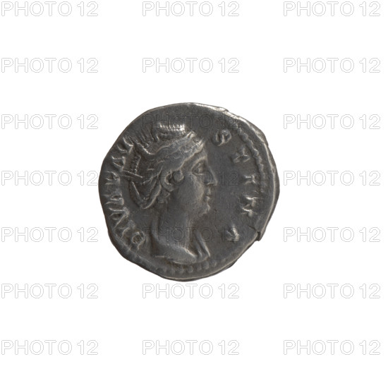 Denarius, Faustina the Elder (98–141; Roman empress 138–141) (posthumous), issuer: Antoninus Pius (86–161; Roman emperor 138–161). Obverse: Bust of Faustina I draped, facing right, inscription 'DIVA FAV•STINA' around. Reverse: Ceres veiled standing left, holding a short torch in her right hand and a scepter in her left, inscription 'AVGV•STA' around. After 141, Roman Empire (27 BC–476), Rome. Coin: silver, diameter 17.0–17.5 mm, weight 2.85 g, axis 180°.