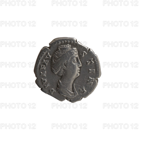 Denarius, posthumous issue for Faustina the Elder (98–141; Roman empress 138–141); issuer: Antoninus Pius (86–161; Roman emperor 138–161). Obverse: bust of Faustina I in drapery facing right, inscription DIVA FAVSTINA. Reverse: Ceres veiled, standing left, holding a short torch in her right hand and a scepter in her left, inscription AVGVSTA. After 141 CE, Roman Empire (27 BCE–476 CE), Rome. Coin; diameter 18.0 mm; weight 3.35 g; axis 165°.