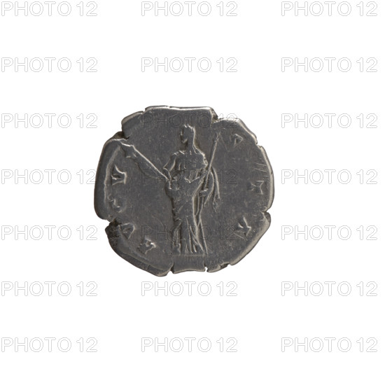 Denarius, posthumous issue of Faustina the Elder (98–141; Roman empress 138–141) under Antoninus Pius (86–161; Roman emperor 138–161), issuer: Antoninus Pius. Obverse: Bust of Faustina I in drapery facing right, inscription DIVA FAV·STINA. Reverse: Ceres veiled standing left, holding a short torch in her right hand and a scepter in her left, inscription AVGV·STA. After 141, Roman Empire (27 BC–476). Coin; diameter 18.0 mm, weight 3.35 g, axis 165°.