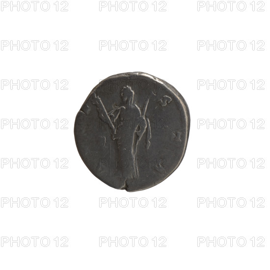 Denarius, Faustina the Elder (98–141; Roman empress 138–141) (posthumous); issuer: Antoninus Pius (86–161; Roman emperor 138–161). Obverse: Bust of Faustina I in drapery facing right, inscription DIVA · FAVSTINA around. Reverse: Ceres in a veil standing left, holding a short torch in her right hand and a scepter in her left, inscription A · V · STA circumferential. Iconography: sceptres, torches, Ceres (Roman deity); Faustina the Elder — iconography. Date: after 141, Roman Empire (27 BC–476), Rome. Coin: silver denarius; diameter 15.5–16.5 mm, weight 3.35 g, axis 0°.