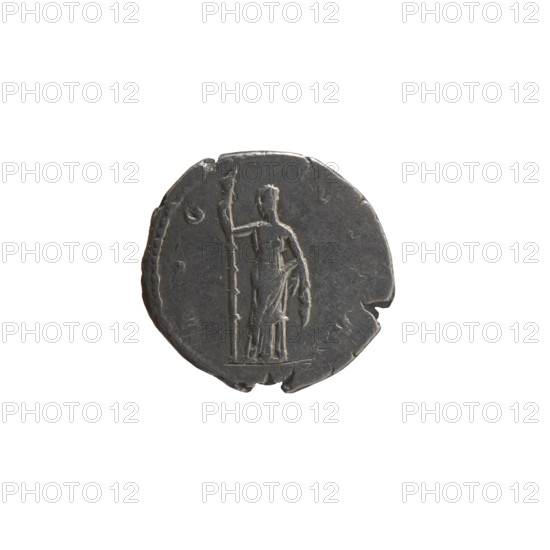 Denarius, posthumous issue for Faustina the Elder (98–141; Roman empress 138–141). Obverse: Bust of Faustina I in drapery facing right, inscription DIVA·FAVSTINA. Reverse: Ceres standing left, holding a long torch in her right hand, raising the hem of her robe with her left, inscription A·VG·VSTA. Issuer: Antoninus Pius (86–161; Roman emperor 138–161). After 141, Rome, Roman Empire (27 BC–476). Coin; diameter 18.5 mm; weight 3.32 g; axis 165°.