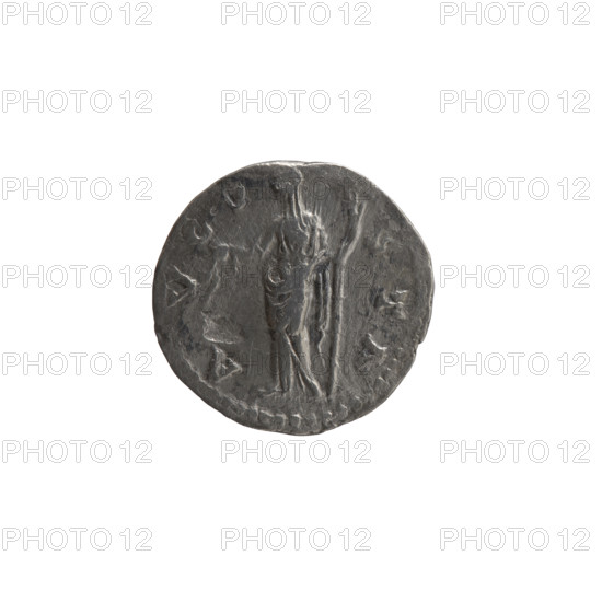 Denarius, posthumous issues for Faustina the Elder (98–141; Roman empress 138–141), struck under Antoninus Pius (86–161; Roman emperor 138–161) as issuer; bust of Faustina I in drapery facing right, legend DIVA FAV•SINA around; reverse: Ceres veiled, standing left, holding ears of corn in her outstretched right hand and a long torch in her left, legend AVGVS•TA around; after 141 CE, Roman Empire (27 BC–476), Rome; coin; diameter 17.5–18.0 mm; weight 3.00 g; axis 150°.