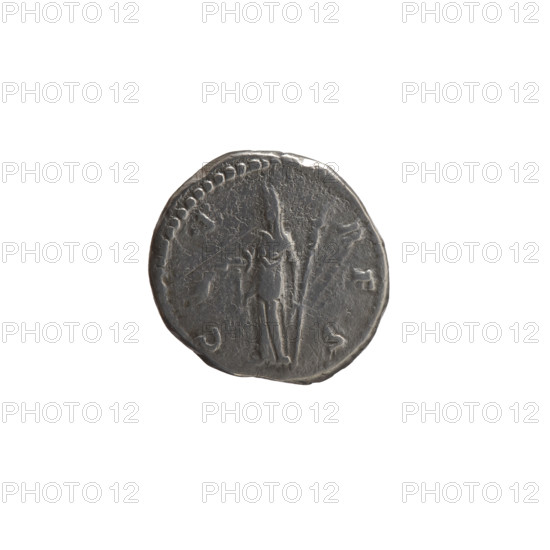 Denarius, Faustina the Elder (98–141; Roman empress 138–141) (posthumously), issuer: Antoninus Pius (86–161; Roman emperor 138–161). Obverse: Bust of Faustina I in drapery facing right, inscription D IVA - FAVSTINA around. Reverse: Ceres in a veil standing left, holding ears of corn in her outstretched right hand and a long torch in her left, inscription C - E - RES circumferential. Iconography: Ceres (Roman deity), ears of corn, torches; Faustina the Elder — iconography. Date: after 141. Culture/place: Roman Empire, Rome. Medium/function: Coin (denarius). Measurements: diameter 17.0–18.0 mm, weight 2.70 g, axis 180 degrees.
