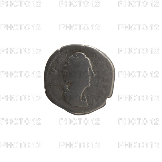 Denarius, Faustina the Elder (98–141; Roman empress 138–141) (posthumous); issuer: Antoninus Pius (86–161; Roman emperor 138–161). Obverse: Bust of Faustina I in drapery facing right; inscription: VA - F, STINA all around. Reverse: Ceres in a veil stands left, holding ears of corn in her outstretched right hand and a long torch in her left; legend C - - RE all around. Iconography: Faustina the Elder; Roman deities: Ceres; torches; ears of corn. After 141, Roman Empire (27 BC–476), Rome. Coin (denarius): diameter 17.0–17.5 mm, weight 2.83 g, axis 180°.