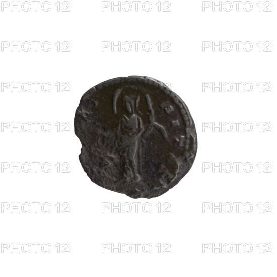 Denarius, Faustina the Elder (98–141; Roman empress 138–141) (posthumous); issuer: Antoninus Pius (86–161; Roman emperor 138–161). Obverse: Bust of Faustina I in drapery facing right, legend DIV FAVSTINA. Reverse: Providentia standing left, holds a globe in her outstretched right hand and a windblown veil in left, legend NITAS. Iconography: personifications, veils, globe. Date: after 141, Roman Empire (27 BC–476), Rome. Medium: coin; diameter 16.5–17.5 mm; weight 2.40 g; axis 180°.