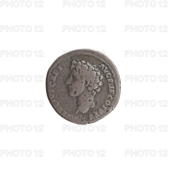 Denarius, Antoninus Pius (86–161; Roman emperor 138–161), issuer; Marcus Aurelius (121–180; Roman emperor 161–180), caesar 139–161; Marcus Aurelius (heir to the throne 138–161) — iconography. Obverse: head of Antoninus Pius, bare, facing right, legend ANTONINVS·AVG·PIVS·PP. Reverse: head of young Marcus Aurelius, bare, facing left, legend AVRELIVS·CAES·AVG·PII·F·COS·DES. Date: 139. Culture: Roman Empire. Place: Rome. Medium: silver coin (denarius). Diameter: 16.0–16.5 mm. Weight: 3.05 g. Axis: 150°.