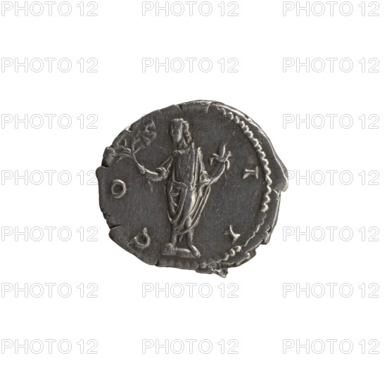 Denarius, Marcus Aurelius (121–180; Roman emperor 161–180), caesar 139–161; issuer: Antoninus Pius (86–161; Roman emperor 138–161). Obverse: Head of young Marcus Aurelius without a cap to the right, legend 'AVRELIVS CAESAR AVG PII F' all around. Reverse: Honos (personification) standing left, holding a branch in his right hand and a cornucopia in his left. Date: ca. 145–147. Place: Rome, Roman Empire. Coin; diameter 17.0–18.5 mm; weight 2.92 g; axis 180°.