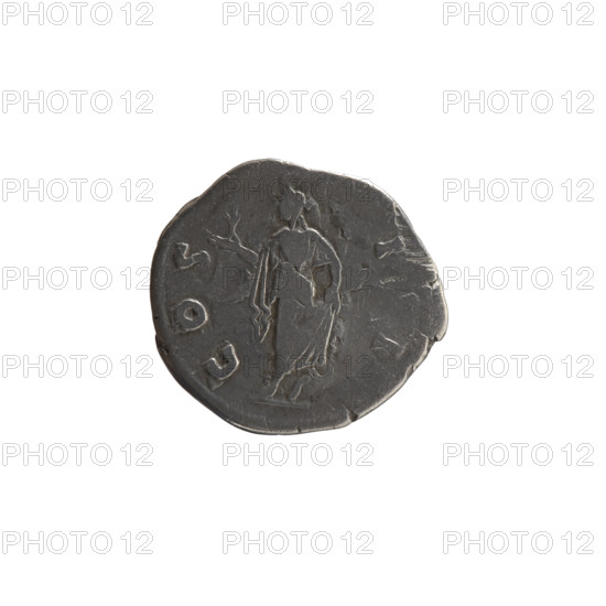 Denarius, Marcus Aurelius (121–180; Roman emperor 161–180), caesar 139–161; issuer: Antoninus Pius (86–161; Roman emperor 138–161). Obverse: Head of young Marcus Aurelius without a cap to the right, inscription A RELIVS CAE SAR AVG PII F around. Reverse: Spes (personification) walking left, holding a flower in her right hand and lifting the hem of her robe with her left, inscription C O S - I I around. Dating: 145–147. Roman Empire (27 BC–476), Rome. Coin: diameter 17.5–19.0 mm, weight 3.25 g, axis 180 degrees.
