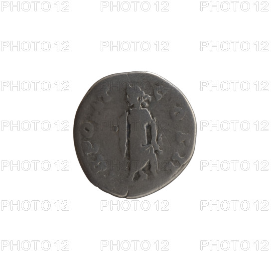 Denarius, Roman Imperial, 146–147. Obverse: Head of young Marcus Aurelius to right, inscription ELIVS C · AESAR AVG PII. Reverse: Spes walking left, holding a flower in her right hand and lifting the hem of her robe with her left, inscription TR PO · T · COS II. Issuer: Antoninus Pius; depiction/subjects: Marcus Aurelius (heir to the throne), personification Spes (flowers iconography). Coin: Rome; diameter 17.5–18.5 mm; weight 2.98 g; axis 0°; material: silver.