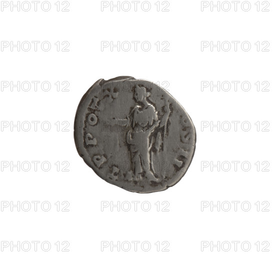 Denarius, Marcus Aurelius (121–180; Roman emperor 161–180), caesar 139–161; issuer: Antoninus Pius (86–161; Roman emperor 138–161). Obverse: Head of young Marcus Aurelius without a cap to the right, inscription RELIVS CAES AN TON AVG PII around. Reverse: Aequitas (personification) stands left, holds scales in his outstretched right hand and a staff (pertica) in his left hand, inscription TR POT X - OS II around. Date: 155–156. Roman Empire (27 BC–476), Rome. Coin. Diameter 15.5–18.0 mm, weight 2.85 g, axis 180°.