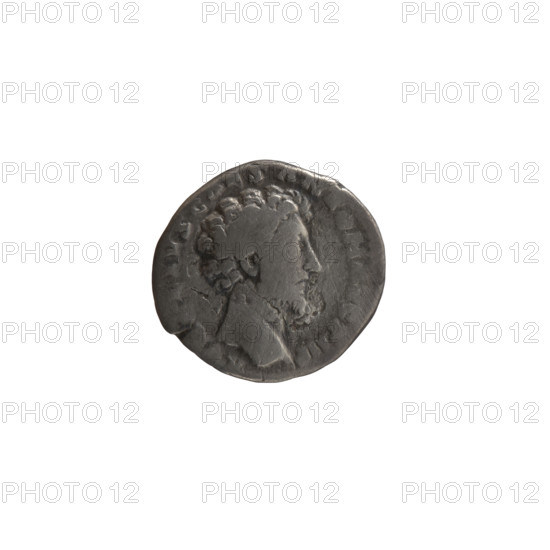 Denarius, Marcus Aurelius (121–180; Roman emperor 161–180), caesar 139–161; issuer: Antoninus Pius (86–161; Roman emperor 138–161); Marcus Aurelius (heir to the throne, 138–161) — iconography: caducei, scepters, personifications, Felicitas. Obverse: head of young Marcus Aurelius without a cap to right, inscription LIVS CAES ANTON AVG PII F circumferential. Reverse: Felicitas standing left, holding a caduceus in her right hand and a scepter in her left, inscription TR POT X-I-CO, II circumferential. Date: 156–157. Culture/place: Roman Empire, Rome. Object: coin (denarius). Dimensions: diam. 16.5–17.5 mm, weight 3.20 g, axis 30°.
