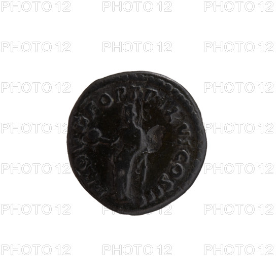 Denarius, Marcus Aurelius (121–180; Roman emperor 161–180), issuer: Marcus Aurelius. Obverse: Head of Marcus Aurelius uncovered facing right, legend IMP M AVREL ANTONINVS AVG. Reverse: Providentia standing left, holding a globe in her right hand and a cornucopia in her left, legend PROV DEOR TR, XVI COS III. Date: 161–162. Culture/place: Roman Empire, Rome. Object type: coin (denarius). Materials/style: Roman imperial coin. Dimensions: diameter 16.5–17.0 mm, weight 2.95 g, axis 0 degrees.