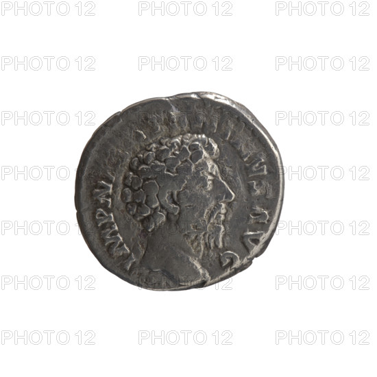 Denarius, Marcus Aurelius (121–180; Roman emperor 161–180), issuer; obverse: head of Marcus Aurelius uncovered facing right, legend IMP M ANTONINVS AVG; reverse: Providentia standing left, holding a globe in her right hand and a cornucopia in her left, legend PROV–DEOR P XVII COS III; iconography: Marcus Aurelius, Providentia (personification), globe (attribute), cornucopias; date: 162–163; Roman Empire; Rome; coin; diameter 16.0–17.5 mm; weight 3.10 g; axis 180°.