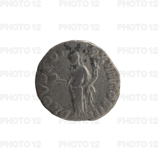 Denarius of Marcus Aurelius (121–180; Roman emperor 161–180), 162–163. Obverse: Head of Marcus Aurelius with laurel wreath facing right, legend M ANTONINVS AVG IMP II. Reverse: Providentia standing left, holding a globe in her right hand and a cornucopia in her left, legend PROV DEOR TR P XVII COS III. Roman Empire (27 BC–476), Rome. Coin; diameter 16.0–16.5 mm, weight 2.60 g, axis 180°.