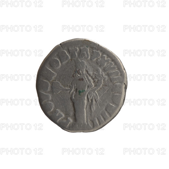 Denarius of Marcus Aurelius (121–180; Roman emperor 161–180), issued 162–163. Obverse: Head of Marcus Aurelius uncovered, with drapery on the left shoulder, facing right, inscription IMP M ANTON NVS AVG. Reverse: Providentia standing left, holding a globe in the right hand and a cornucopia in the left, inscription PROV DEOR TR P XVII COS III. Iconography: globe, personifications (Providentia), cornucopiae. Roman Empire (27 BC–476), Rome. Coin: diameter 16.5–17.0 mm, weight 2.85 g, axis 180°.