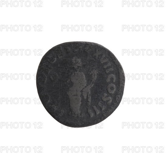 Denarius of Marcus Aurelius (121–180; Roman emperor 161–180), 162–163. Obverse: Head of Marcus Aurelius with laurel wreath facing right, inscription IMP M ANTONINVS AVG. Reverse: Providentia standing left, holding a globe in her right hand and a cornucopia in her left, inscription PROV DEOR TR P XVII COS III. Personifications: Providentia; attributes: globe, cornucopia. Roman Empire (27 BC–476), Rome. Coin; silver denarius; diameter 16.5–17.0 mm, weight 2.70 g, axis 0°.
