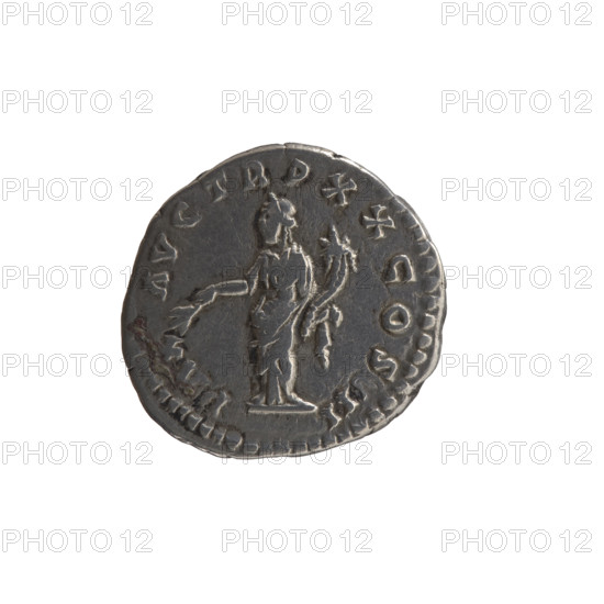 Denarius of Marcus Aurelius (121–180; Roman emperor 161–180), 165–166, Rome. Obverse: Head of Marcus Aurelius with laurel wreath facing right, inscription M ANTONINVS AVG ARMENIACVS. Reverse: Pax standing left, holding a branch in his right hand and a cornucopia in his left, inscription PAX · AVG · TR P · XX · COS · III. Coin; diameter ~17–18 mm, weight 3.20 g, axis 180°.