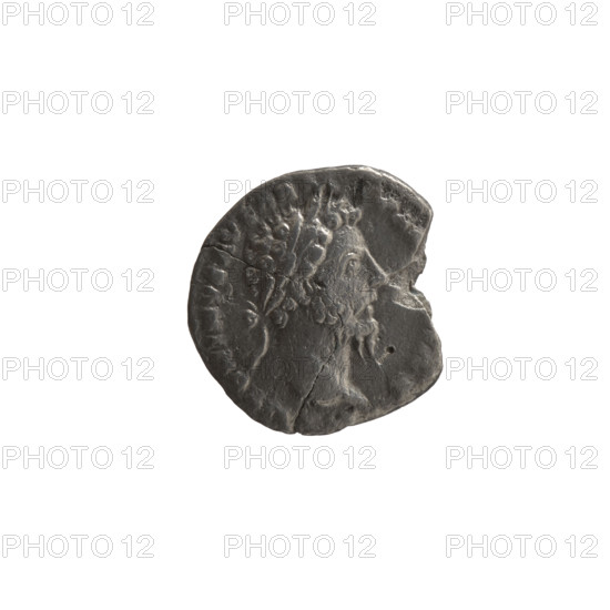 Denarius, Marcus Aurelius (121–180; Roman emperor 161–180), issuer: Marcus Aurelius; aw: Head of Marcus Aurelius in a laurel wreath facing right, inscription M ANTONINVS AVG ARM - PA, AX all around; rw: Pax standing left, holding a branch in his right hand and a cornucopia in his left, inscription X IM - P IIII COS III all around, episode PAX, 166; Roman Empire (27 BC–476), Rome; coin; diameter 17.5 mm; weight 2.35 g.