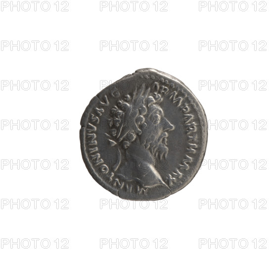 Denarius, Marcus Aurelius (121–180; Roman emperor 161–180), issuer. Obverse: Head of Marcus Aurelius with laurel wreath facing right, inscription 'M ANTONINVS AVG - ARM PARTH MAX.' Reverse: Aequitas standing left, holding scales in his right hand and a cornucopia in his left, inscription 'TR P XXI - IMP IIII COS III.' Date: 166–167. Roman Empire (27 BC–476), Rome. Coin. Diameter 18.0–19.0 mm, weight 3.15 g, axis 180°.