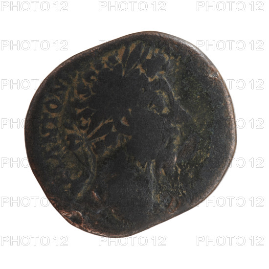 Sestertius, Marcus Aurelius (121–180; Roman emperor 161–180), issuer. Obverse: Head of Marcus Aurelius with laurel wreath facing right, legend M ANTONI, all around. Reverse: Aequitas seated left, holding scales in his right hand and a cornucopia in his left, legend TR POT XXIII–, in SC fields. Date: 168–169. Roman Empire (27 BC–476), Rome. Coin; diameter 27.5–30.5 mm, weight 20.50 g, axis 180 degrees.