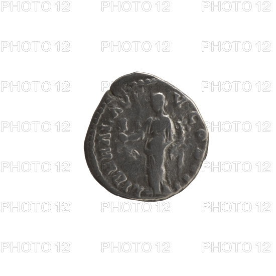 Denarius of Marcus Aurelius (121–180; Roman emperor 161–180), issuer Marcus Aurelius. Obverse: Head of Marcus Aurelius with laurel wreath facing right, inscription NTONIN S - AVG TR PX, IIII around. Reverse: Liberalitas standing left, holding an abacus in his right hand and a cornucopia in his left, inscription LIBERAL AVG - V COS III around. Date: 169–170. Roman Empire (27 BC–476), Rome. Coin. Diameter 17.5–19.5 mm, weight 3.30 g, axis 195°.