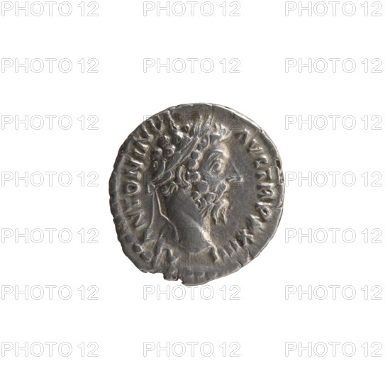 Denarius, Marcus Aurelius (121–180; Roman emperor 161–180), 169–170. Obverse: Head of Marcus Aurelius in a laurel wreath facing right, inscription M ANTONINVS - AVG TR P XXIIII. Reverse: Victoria walking left, holding a wreath in her right hand and a trophy in her left, inscription VICT AVG - COS III. Roman deities, wreaths, trophies; iconography of Marcus Aurelius. Roman Empire (27 BC–476). Coin: diameter 17.5–18.0 mm, weight 3.45 g, axis 0°.