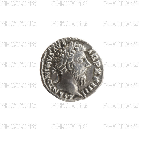 Denarius, Marcus Aurelius (121–180; Roman emperor 161–180), 169–170. Obverse: Head of Marcus Aurelius in a laurel wreath facing right, legend 'M ANTONINVS AVG - TR P XXIIII'. Reverse: Victoria walking left, holding a wreath in her right hand and a trophy in her left, legend 'VICT - AVG - COS III'. Roman Empire (27 BC–476). Coin. Diameter 17.5–18.0 mm, weight 3.45 g, axis 0°.