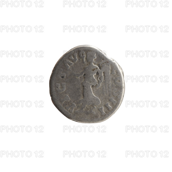Denarius of Marcus Aurelius (121–180; Roman emperor 161–180), 169–170. Obverse: Head of Marcus Aurelius in a laurel wreath facing right, legend 'M ANTONINVS AVG - TR P XXIIII'. Reverse: Victoria walking left, holding a wreath in her right hand and a trophy in her left, legend 'VICT AVG - COS III'. Roman Empire, Rome. Coin; diameter 17.0 mm, weight 2.65 g, axis 180°.