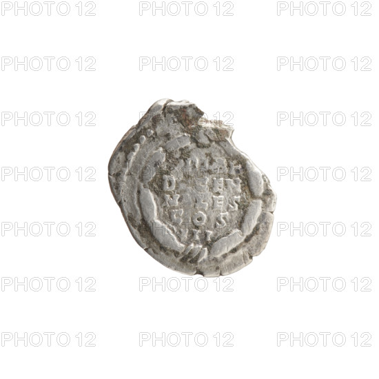 Denarius of Marcus Aurelius (121–180; Roman emperor 161–180), 170–171. Obverse: Head of Marcus Aurelius in laurel wreath facing right, legend 'IMP M ANTONINVS - AVG TR'. Reverse: Wreath with central five-line inscription 'R I / D, EN / N, LES / COS / III'. Roman Empire (27 BC–476), Rome. Coin; silver. Diameter 15.0 mm (obverse), 18.5 mm (overall); weight 2.60 g; axis 180°.