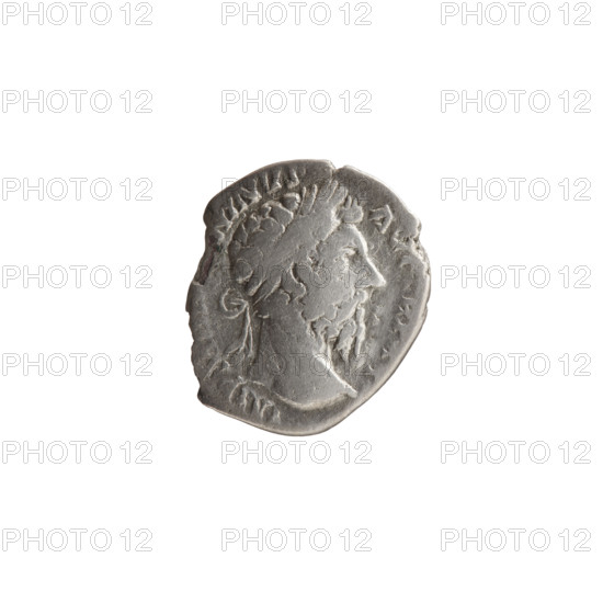 Denarius, Marcus Aurelius (121–180; Roman emperor 161–180), issuer Marcus Aurelius — obverse: head of Marcus Aurelius in laurel wreath facing right, legend 'IMP M ANTONINVS AVG' (IMP M, NINVS - AVG, RP XX, around); reverse: wreath in center with inscription in four lines: 'PR M / DECEN / NALES / COS I' (commemorating decennalia), dated 170–171. Roman Empire (27 BC–476), Rome. Coin; silver; diameter ~15–18 mm; weight 2.5 g; axis 180°.