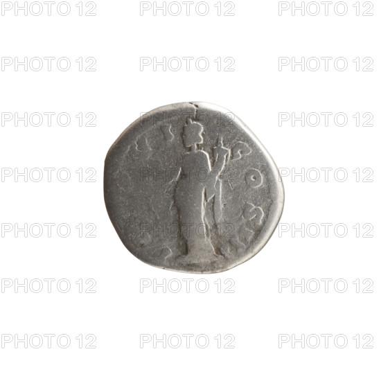 Denarius, Marcus Aurelius (121–180; Roman emperor 161–180) — issuer; obverse: bust of Marcus Aurelius in laurel wreath, armor and paludamentum to the right, legend 'M ANTONINV - AVG TR P XXVI'; reverse: Aequitas standing left, holding scales in right hand and cornucopia in left, legend 'IM, VI - COS III'; date 171–172; Roman Empire (27 BC–476), Rome; coin; diameter 17.5–19.0 mm; weight 2.75 g; axis 0°.